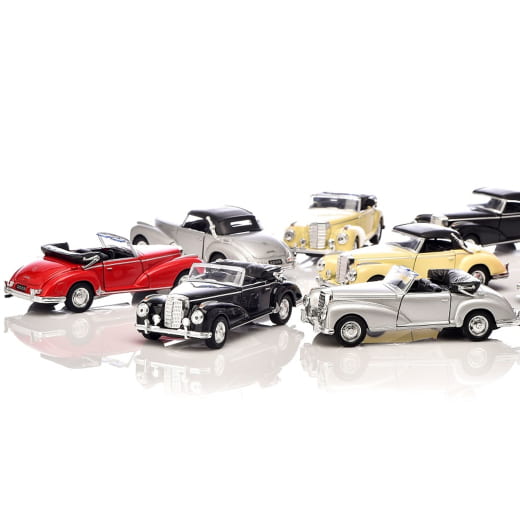 Modelo de coche pullback 1:38 300 S negro original Mercedes-Benz | B660555522
