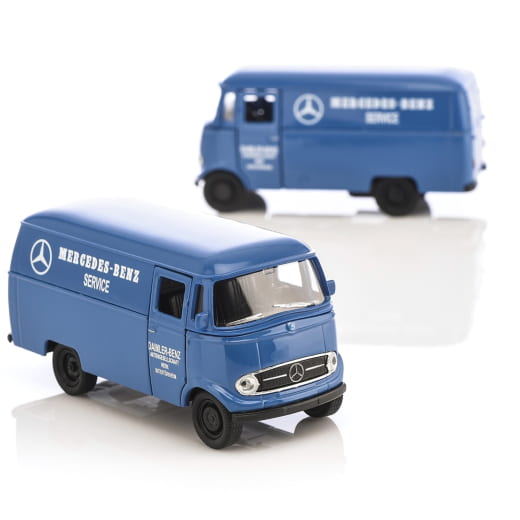 Voiture miniature pullback 1:38 L 319 bleu original Mercedes-Benz | B66057581