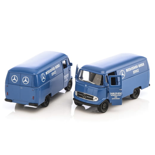 Voiture miniature pullback 1:38 L 319 bleu original Mercedes-Benz | B66057581