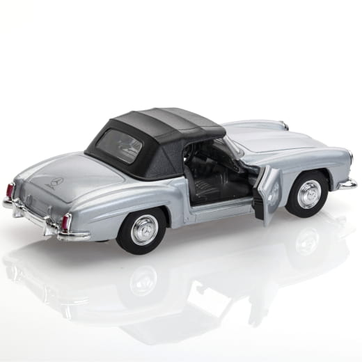 Modellino auto pullback 1:38 190 SL argento originale Mercedes-Benz | B660555527