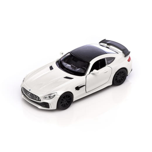 1:38 Pullback model car AMG GT R white Genuine Mercedes-AMG | B66057949