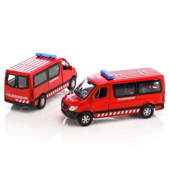 1:38 Pullback model car Sprinter fire service Genuine Mercedes-Benz