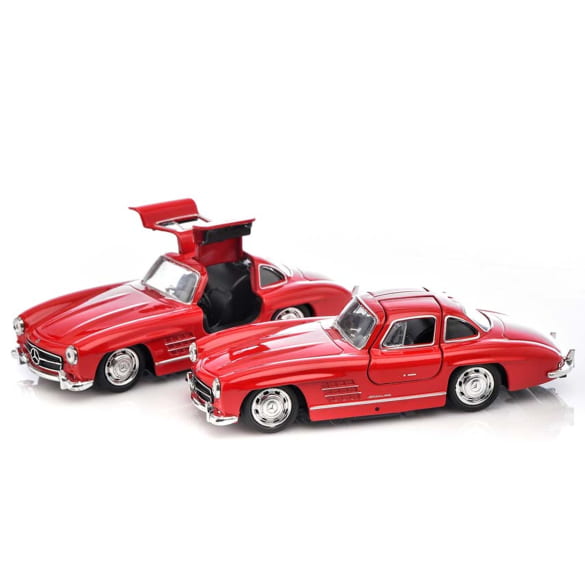 1:38 Pullback modelauto 300 SL vleugeldeuren Origineel Merc  | B66055844