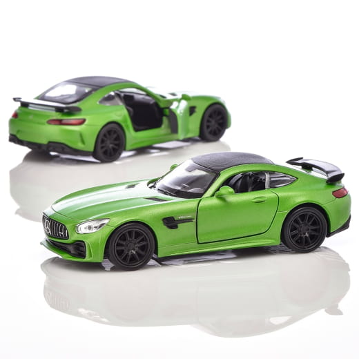 1:38 Pullback modelauto AMG GT R groen Original Mercedes-AMG | B66057947