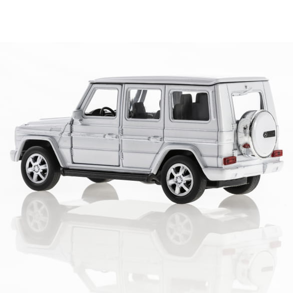 1:38 Pullback modelauto G-Klasse wit Original Mercedes-Benz | B66057580