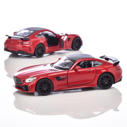 Modellino auto pullback 1:38 AMG GT R rosso originale Mercedes-AMG | B66057948