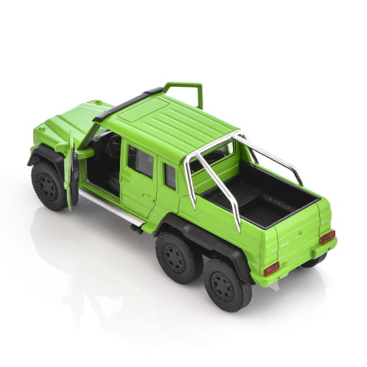 Auto modellino pullback 1:38 Classe G G63 AMG 6x6 verde originale Mercedes-AMG | B66057308