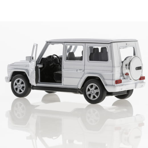 Voiture miniature 1:38 à rétrofriction Classe G blanche Original Mercedes-Benz | B66057580
