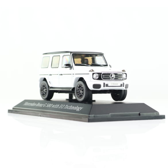 1:43 Modellauto G-Klasse W465 opalithweiß bright EQ Technology Original Mercedes-Benz | B66960661