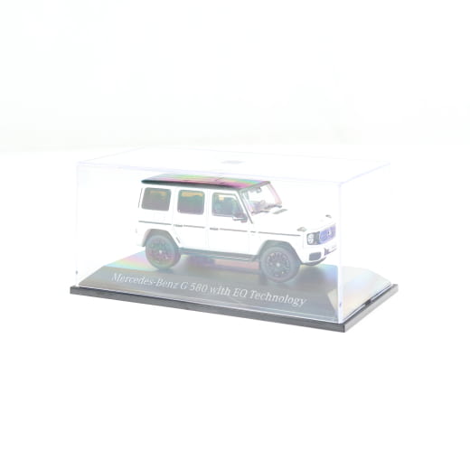 modellino auto 1:43 G-Klasse W465 opalithweiß bright EQ Technology Original Mercedes-Benz | B66960661