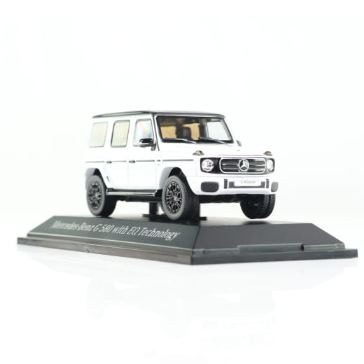 modellino auto 1:43 G-Klasse W465 opalithweiß bright EQ Technology Original Mercedes-Benz | B66960661