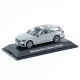 Modellino auto 1:43 E-Class S214 T-Modell AMG-Line grigio alpin uni Original Mercedes-Benz
