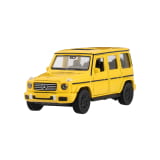 Coche de juguete a escala 1:43 Pullback G-Klasse W465 amarillo original Mercedes-Benz