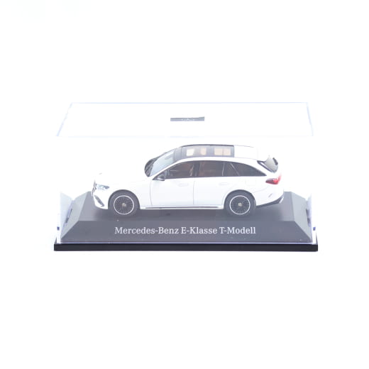 Maquette de voiture 1:43 Classe E S214 break AMG Line blanc opalite métallisé Original Mercedes-Benz | B66961120