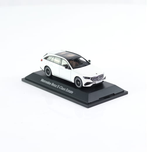 Maquette de voiture 1:43 Classe E S214 break AMG Line blanc opalite métallisé Original Mercedes-Benz | B66961120