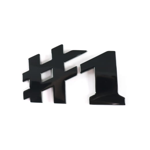 #1 opschrift achterklep smart #1 ONE zwart Original smart | QAP8894939250