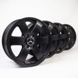 16 inch rim set Sprinter BR910 6-spoke black genuine Mercedes-Benz