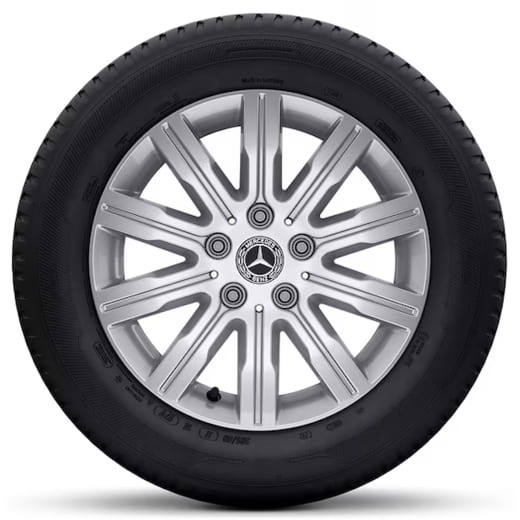 16 inch summer wheels Citan T-Class EQT silver genuine Mercedes-Benz | Q440291110390-Set