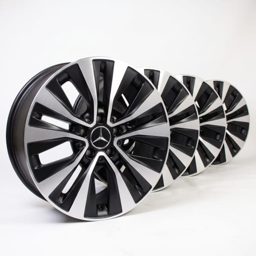 16 inch wheels CLA Shooting Brake X118 5-twin-spoke black matte | A1774010000 7X36-X118