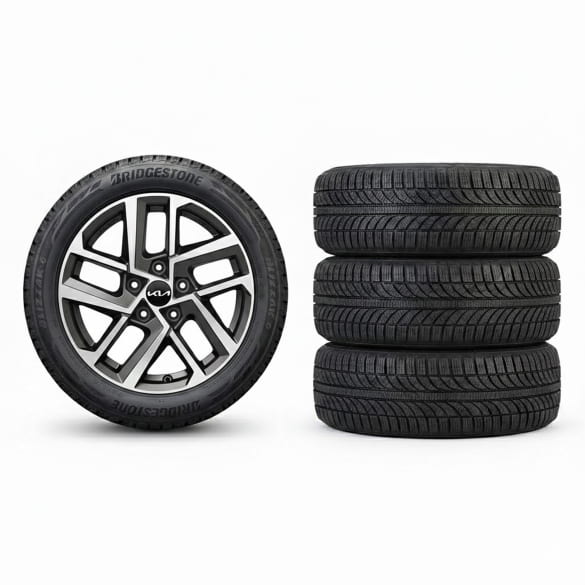 16 inch winterbanden KIA K4 Bridgestone 5-dubbelspaaks Gaya tweekleurig