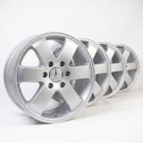 Set di cerchi da 16 pollici a 6 razze argento Sprinter W906 Original Mercedes-Benz