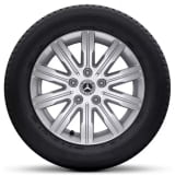 Roues été 16 pouces série 420 Citan Classe T EQT argent d'origine Mercedes-Benz Continental