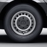 Roues été 16 pouces Sprinter W907 roue en acier argent original Mercedes-Benz Continental
