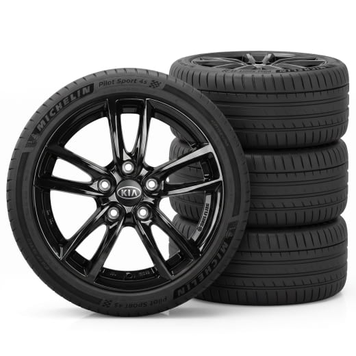17 pouces pneus hiver Kia K4 Bridgestone 5 doubles branches Thebe noir | WACD620555BRTB-K4