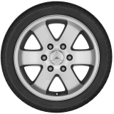 Juego de llantas 16 pulgadas de 6 radios plata Sprinter W906 Original Mercedes-Benz