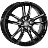 Ruedas de invierno de 16 pulgadas Kia XCeed CD de 5 radios dobles Thebe negro sin TPMS