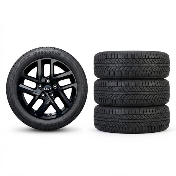 16 Zoll Winterräder KIA K4 Bridgestone 5-Doppelspeichen Gaya schwarz