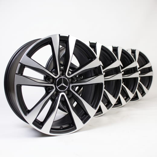 genuine Mercedes-Benz 17 inch rims C-Class 206 black | A2064016000-7X23