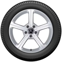 17 inch velgen A-Klasse W177 5-spaaks vanadiumzilver | A1774011200 7X45-W177