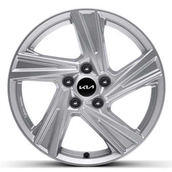 17 inch velgen Kia Sportage NQ5 zilver Muju 5-spaaks 4-delige set Original KIA