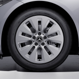 17 inch velgenset C-Klasse W206 10-gaatsvelg vanadium zilver Origineel Mercedes-Benz