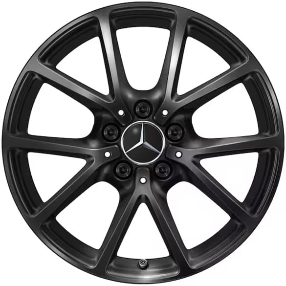 17 inch velgenset CLA C174 10-spaken zwart Original Mercedes-Benz
