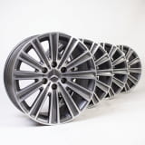 17 inch velgenset Sprinter BR907 12-spaken zwart hoogglans gedraaid Original Mercedes-Benz