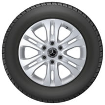17 inch Sprinter BR907 velgen zilver 6-dubbele-spaken – Mer  | A90740128007X45-B