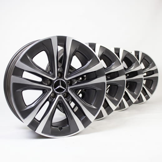 17 inch wheels CLA Shooting Brake X118 5-spoke black | A1774012900 7X23-X118