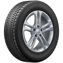 17 inch wheels CLA Shooting Brake X118 5-twin-spoke vanadium silver | A1774010400 7X45-X118