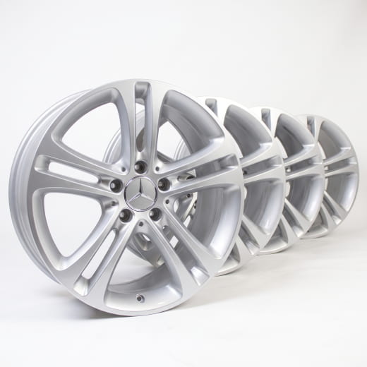 17 inch wheels CLA Shooting Brake X118 5-twin-spoke vanadium silver | A1774010400 7X45-X118