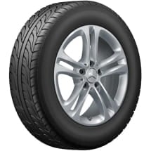 17 inch wheels GLA H247 5-twin-spoke vanadium silver | A1774010400 7X45-H247
