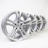 17 inch wheels GLB X247 5-twin-spoke vanadium silver