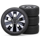 17 inch winterbanden EQV W447 compleetwielenset zwart Aero Original Mercedes-Benz