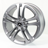 Jeu de jantes 17 pouces GLB X247 5 doubles rayons himalaya mat tourné brillant Mercedes-Benz
