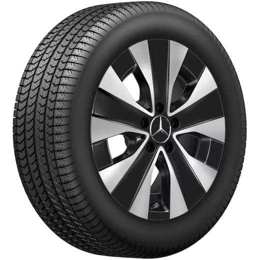 Roues hiver 17 pouces EQV W447 noir Aero Original Mercedes-Benz | Q44019141008-9A