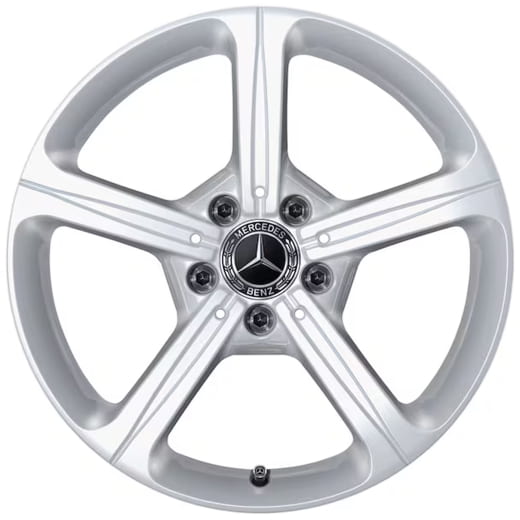 Roues hiver 17 pouces GLA H247 argent vanadium à 5 rayons originales Mercedes-Benz | Q44030191016A/17A-H247