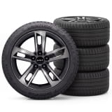Ruedas de invierno 17 pulgadas Kia K4 Sportswagon Bridgestone 5 radios dobles Amsa bicolor