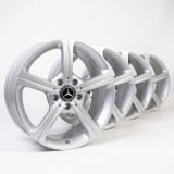 17 Zoll Felgen CLA Shooting Brake X118 5-Speichen vanadiumsilber
