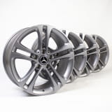17 Zoll Felgen Satz B-Klasse W247 5-Doppelspeichen-Rad grau Original Mercedes-Benz